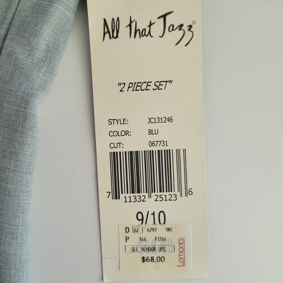 All that Jazz Women's Vest / Size 9/10 - Picture 5 of 6